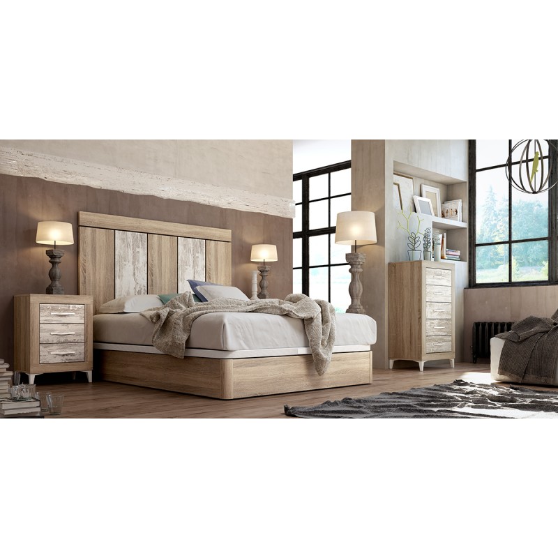 Dormitorio matrimonio estilo moderno cambrian-blanco (2134
