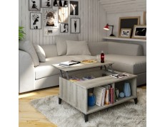 MESA DE CENTRO ELEVABLE CUADRADA