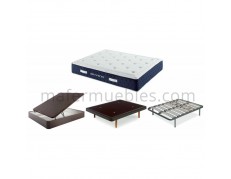 PACK 12: COLCHÓN GRAFENO + BASE O SOMIER + ALMOHADAS VISCO