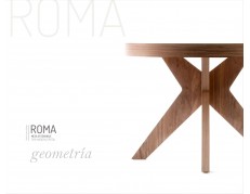 MESA COMEDOR REDONDA FIJA / EXTENSIBLE ROMA