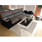 OFERTA CHAISE LONGUE CON EXTRAIBLES Y 2 PUFFS