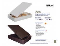 CANAPÉ ABATIBLE ECOPIEL GRAN CAPACIDAD