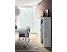 LIBRERÍA 90 MOON 1 PUERTA ,COLOR ARTIC/BLANCO SOUL 